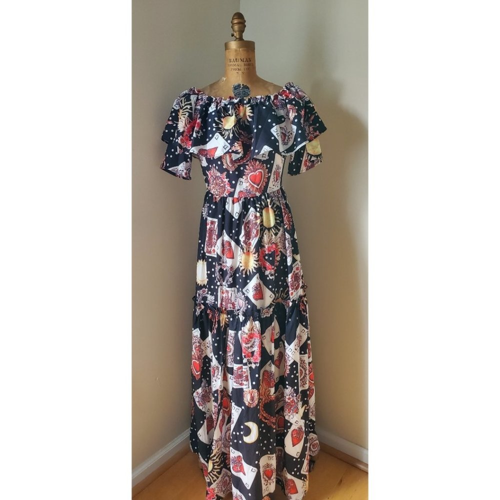 Beulah Style Card Tricks Queen of Heart Dress NWT